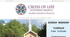 Desktop Screenshot of crossoflifelutheran.org